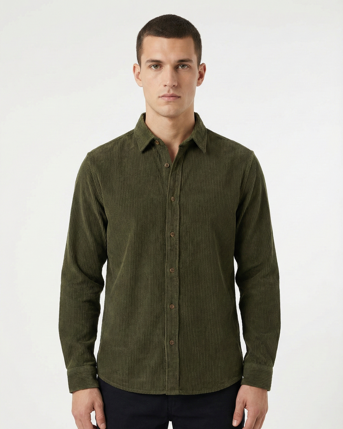 CASUAL CORDUROY LS SHIRT