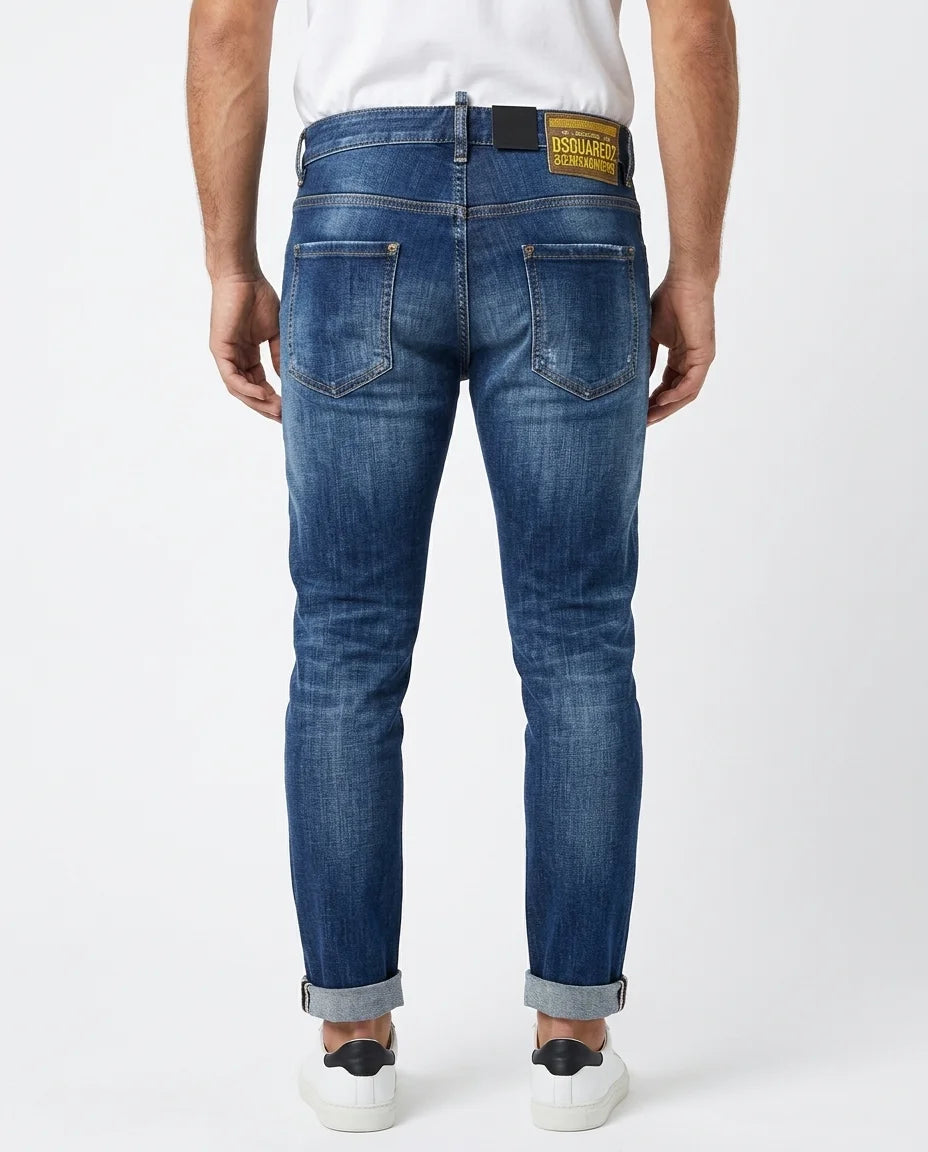 SLIM FIT PATCH DENIM 8054
