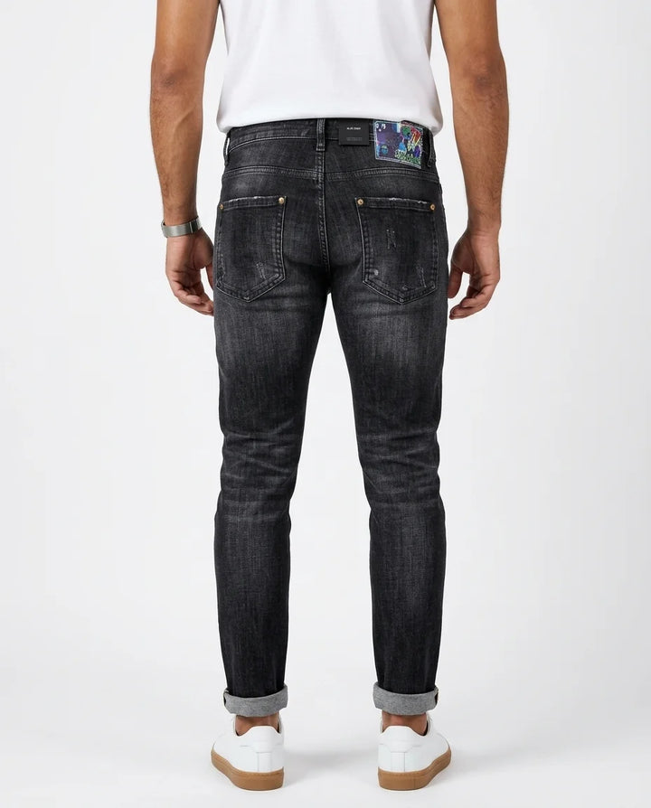 SLIM FIT PATCH DENIM 8067