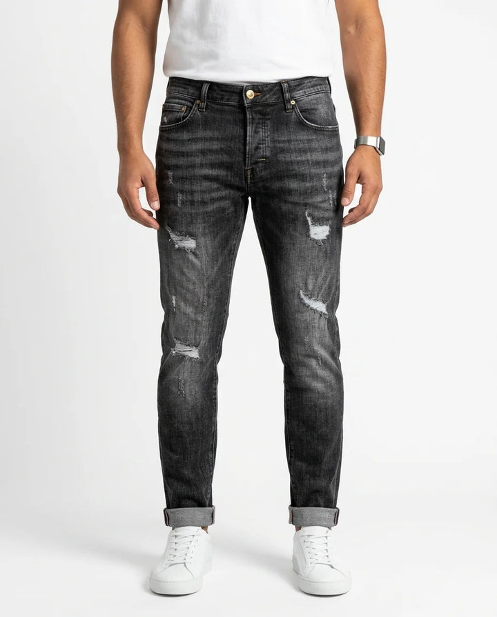 SLIM FIT PATCH DENIM 8067