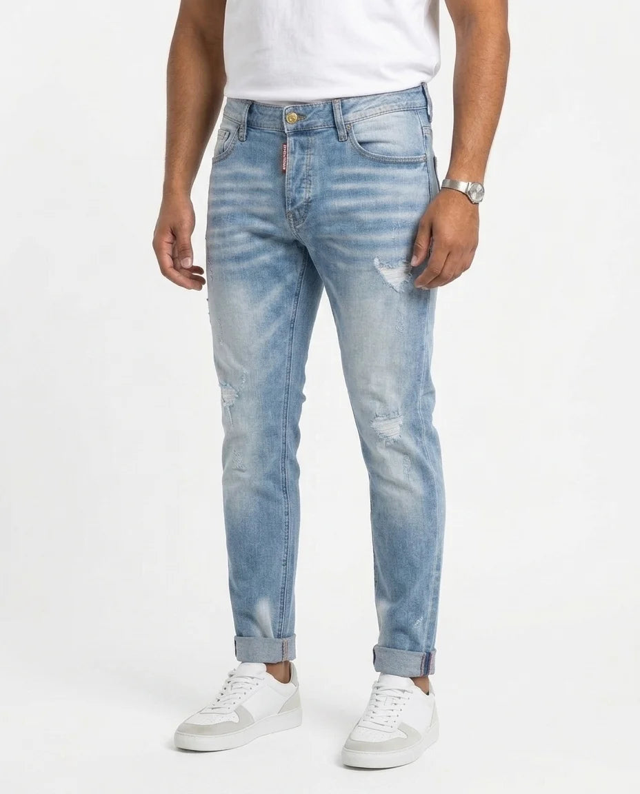 SLIM FIT PATCH DENIM 8069