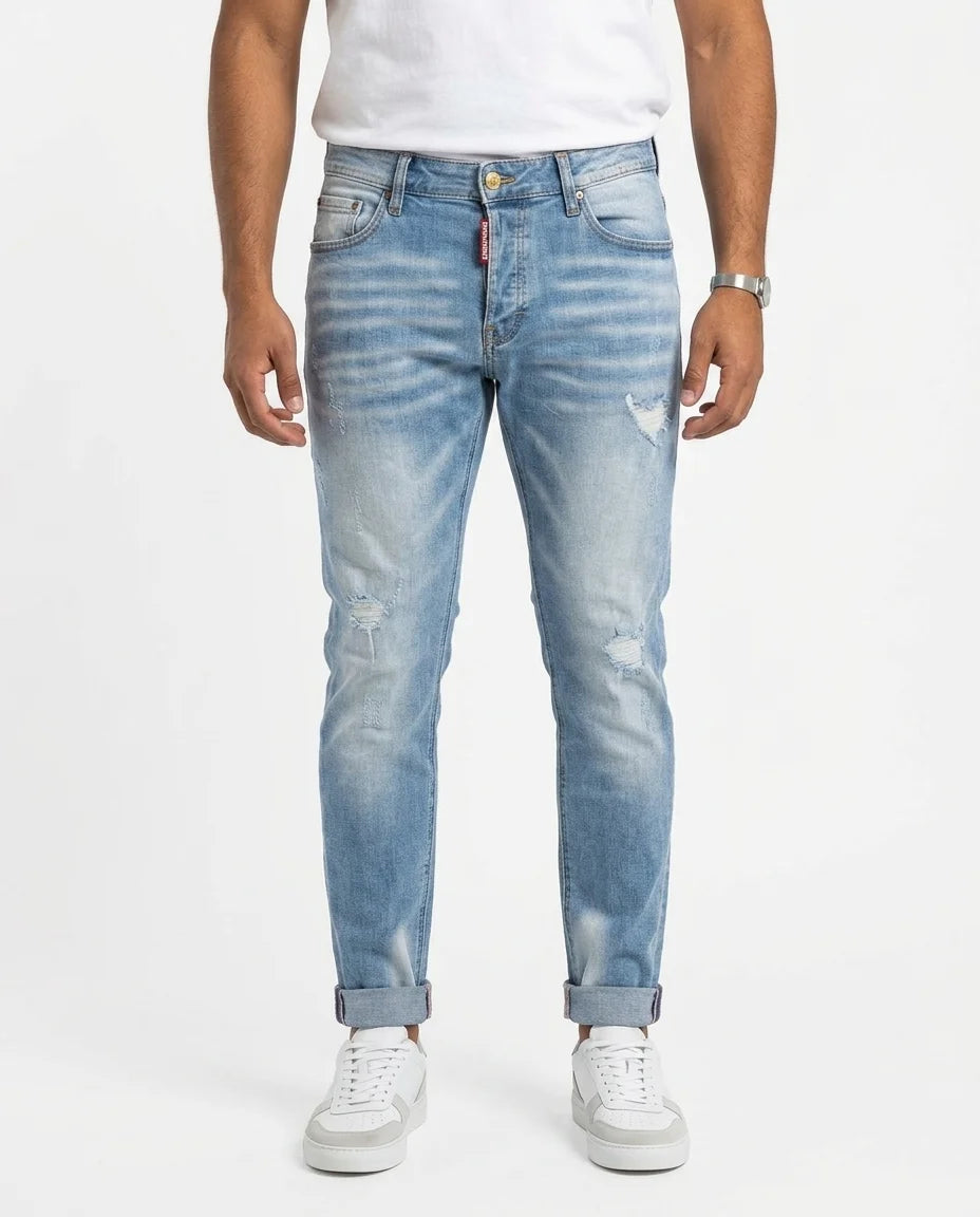 SLIM FIT PATCH DENIM 8069