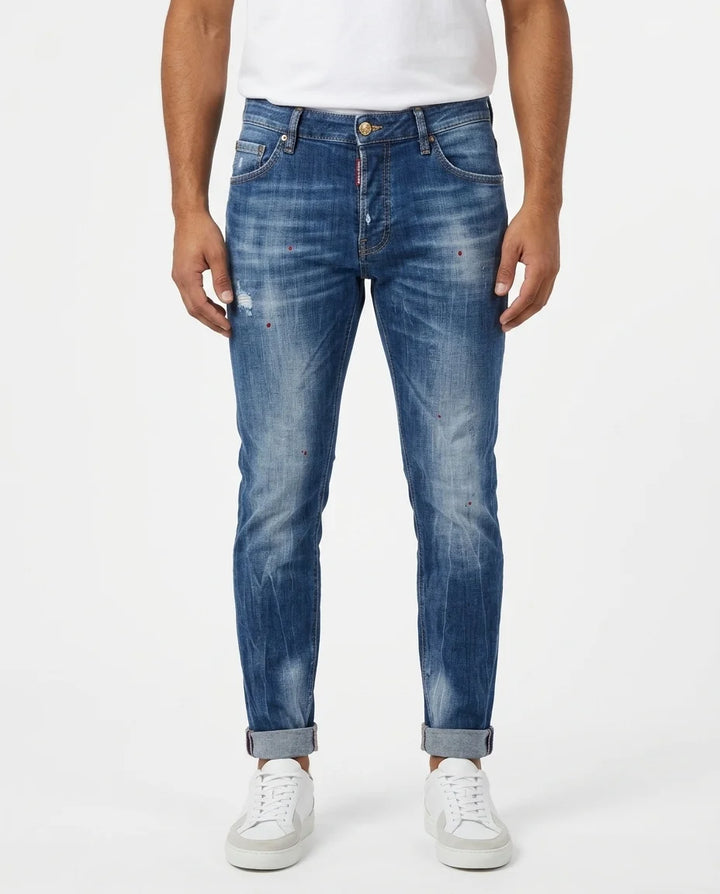 SLIM FIT PATCH DENIM 8098