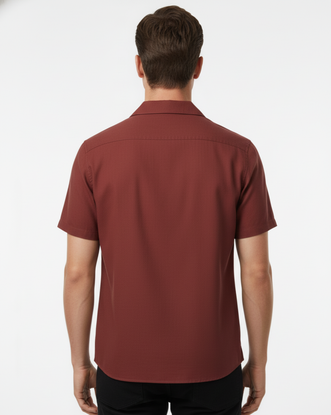 LINEN SHORT SLEEVE PLAIN SHIRTS