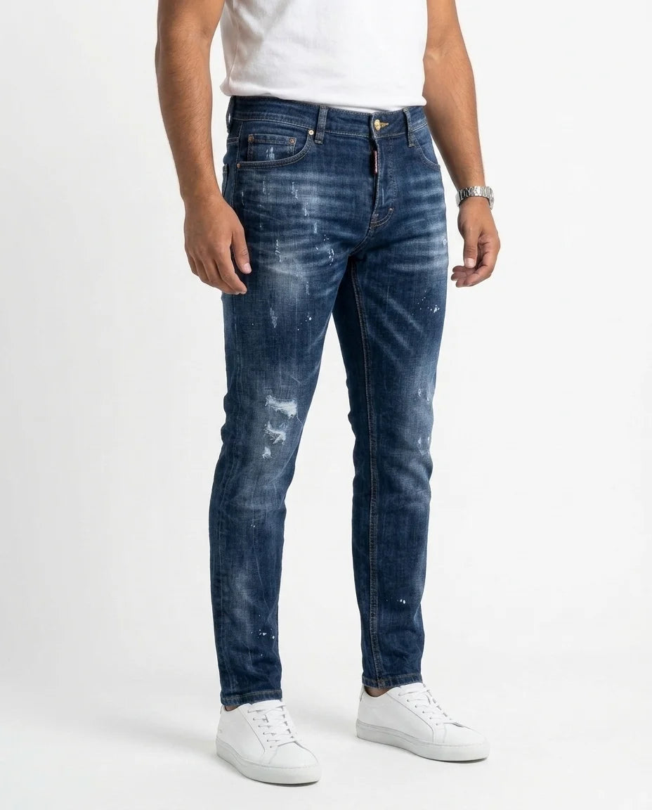 SLIM FIT PATCH DENIM 8107