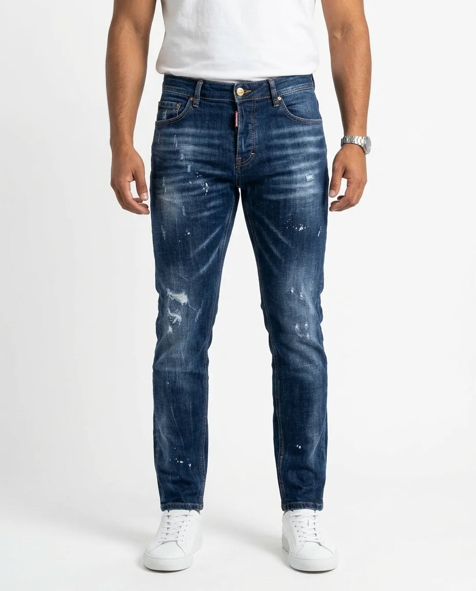 SLIM FIT PATCH DENIM 8107
