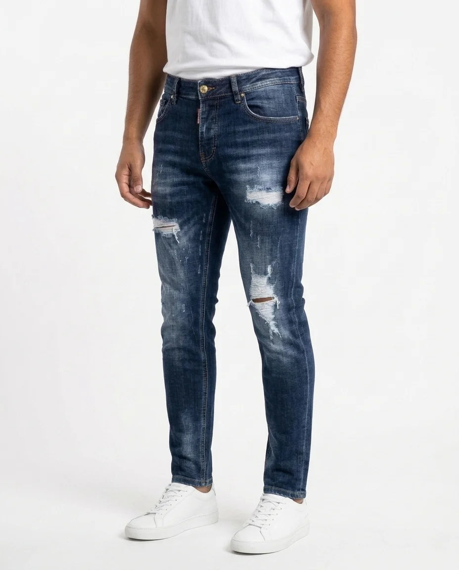 SLIM FIT PATCH DENIM 8111