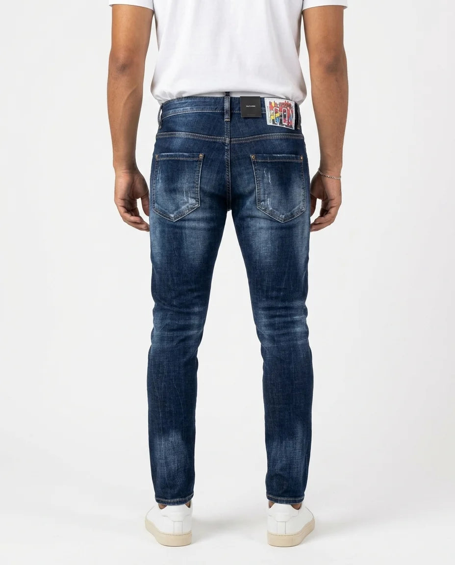 SLIM FIT PATCH DENIM 8111