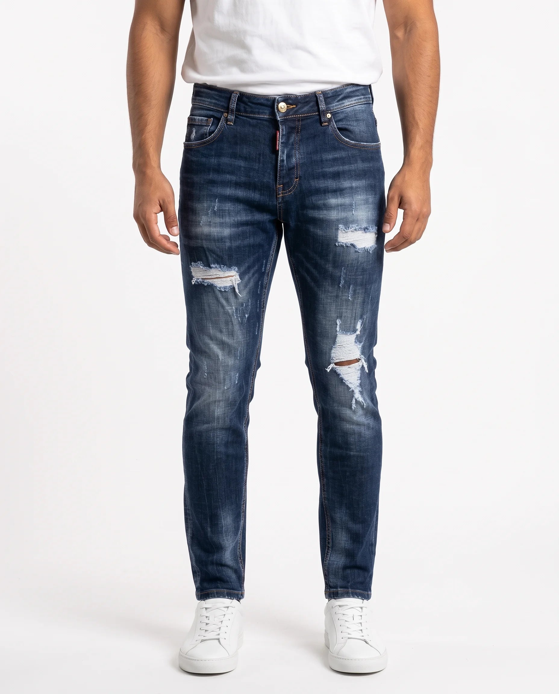SLIM FIT PATCH DENIM 8111