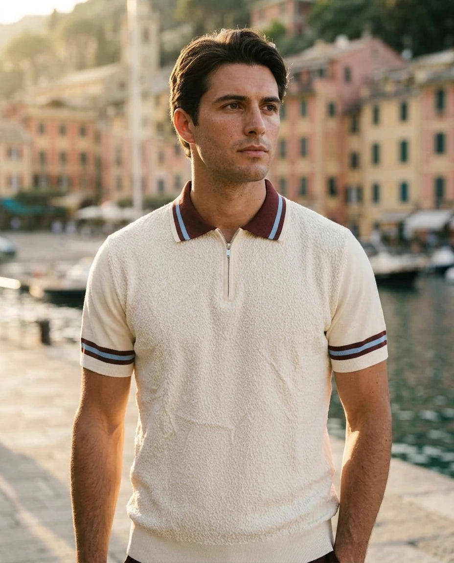 SQUALO KNIT POLO G6072