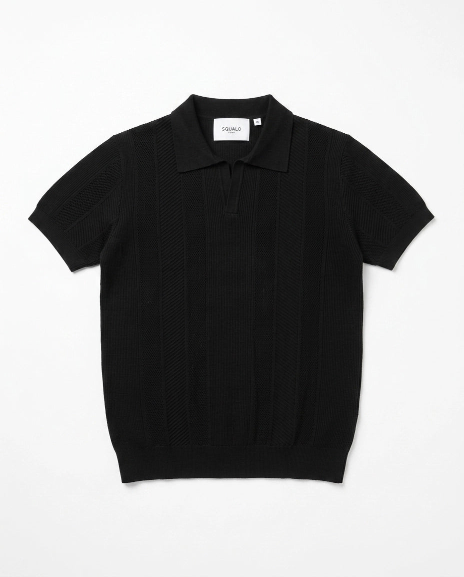 SQUALO KNIT POLO D26073