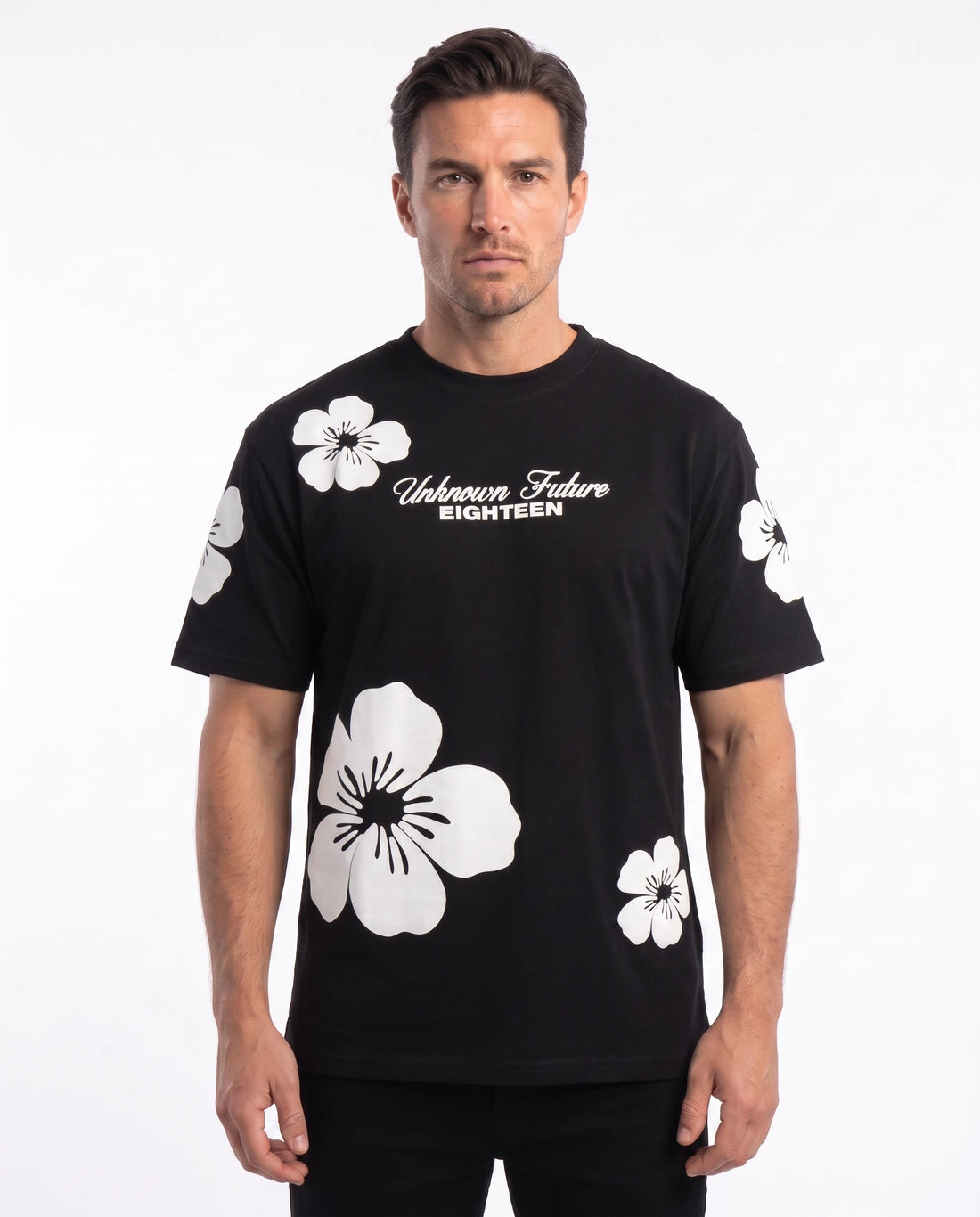 Oversized Graphic Tee - Tropical 06