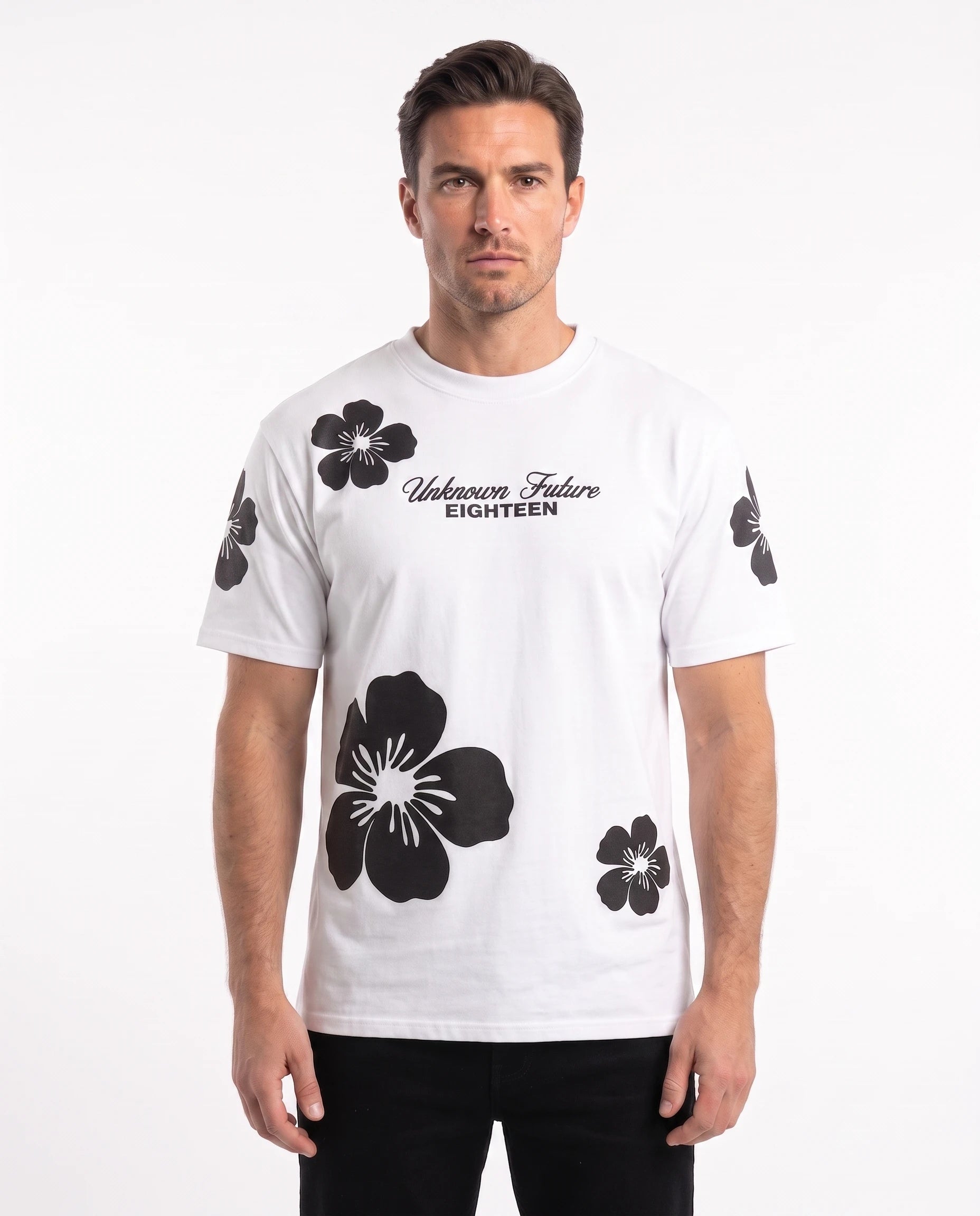 Oversized Graphic Tee - Tropical 06