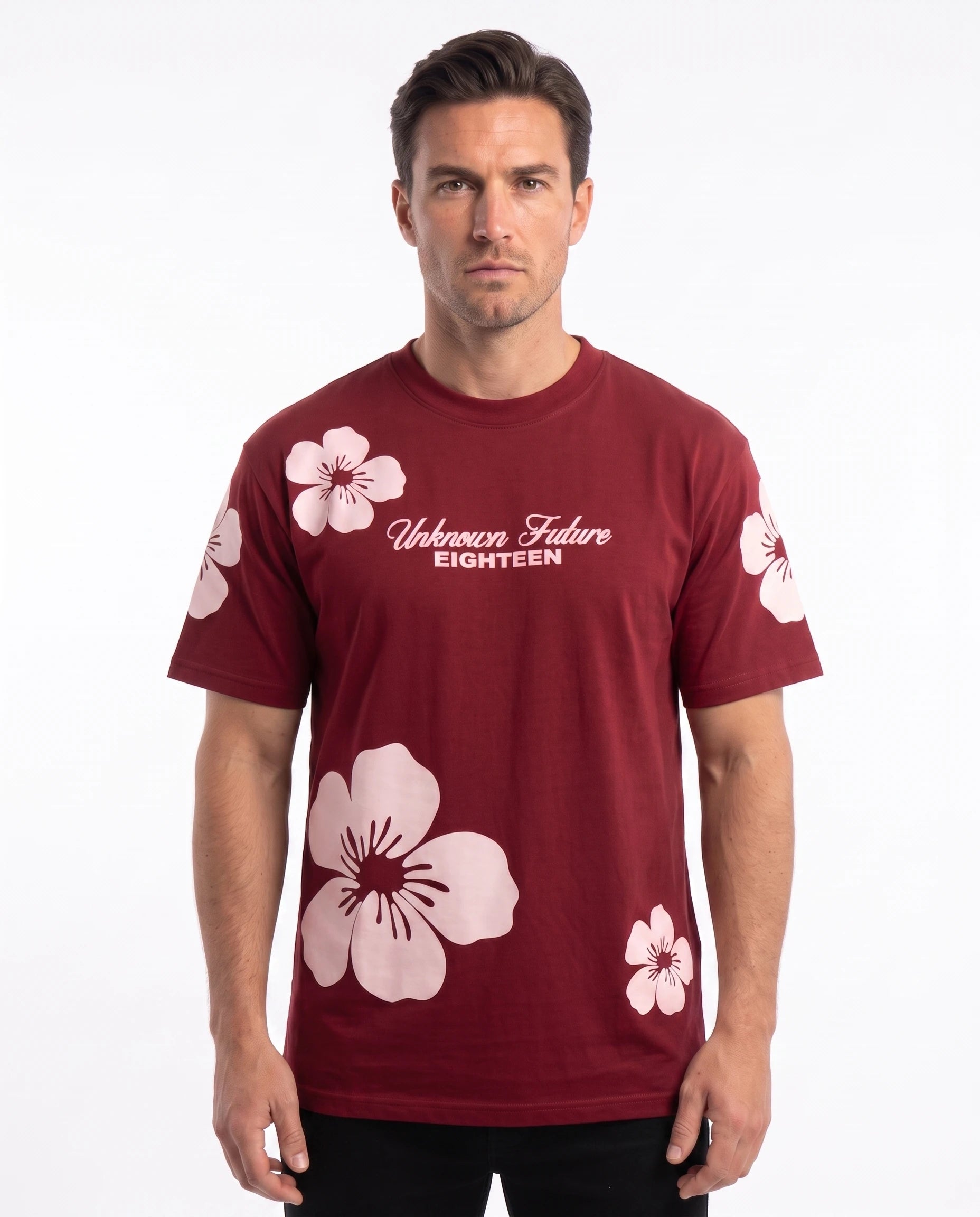 Oversized Graphic Tee - Tropical 06