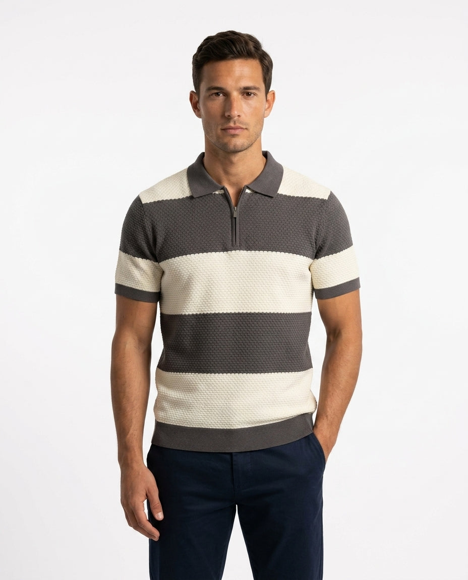 SQUALO ZIPPER POLO T66009