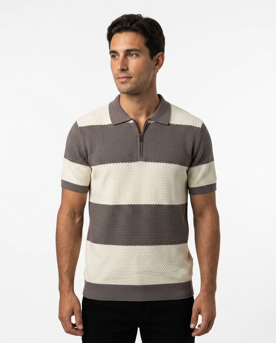 SQUALO ZIPPER POLO T66009
