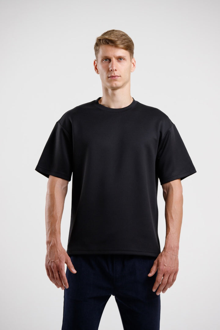 Oversized Luxury Tee - Black