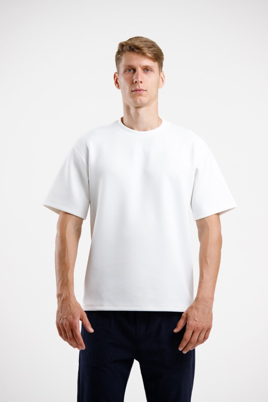Oversized Luxury Tee - White