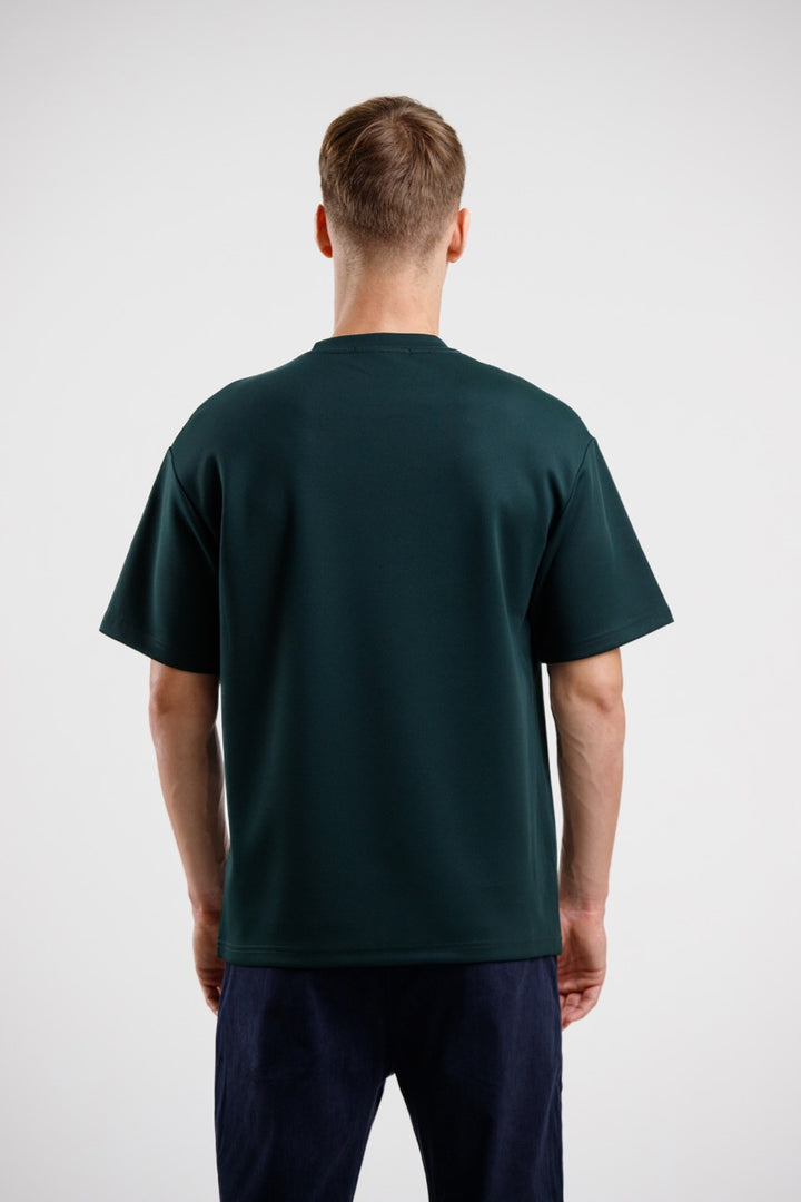 Oversized Luxury Tee - Dark Green