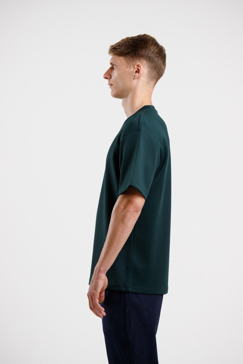 Oversized Luxury Tee - Dark Green