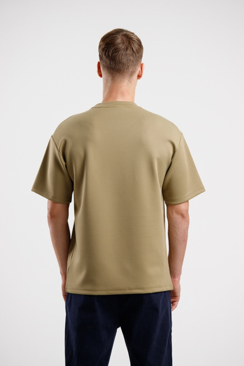 Oversized Luxury Tee - Khaki