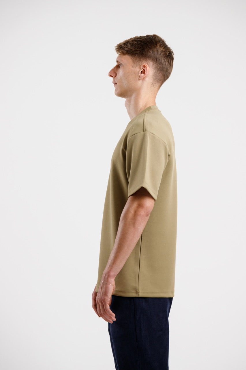 Oversized Luxury Tee - Khaki