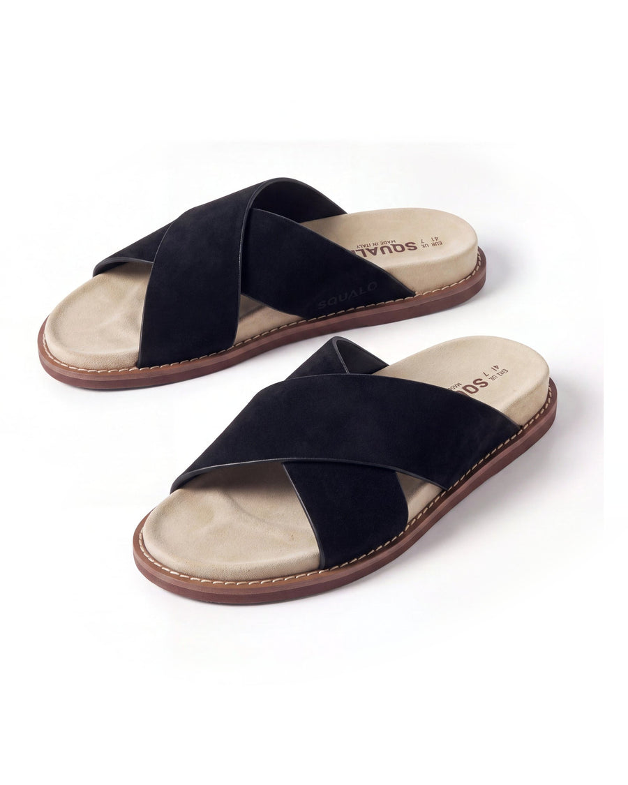 Ravello Crossover Slides - Black