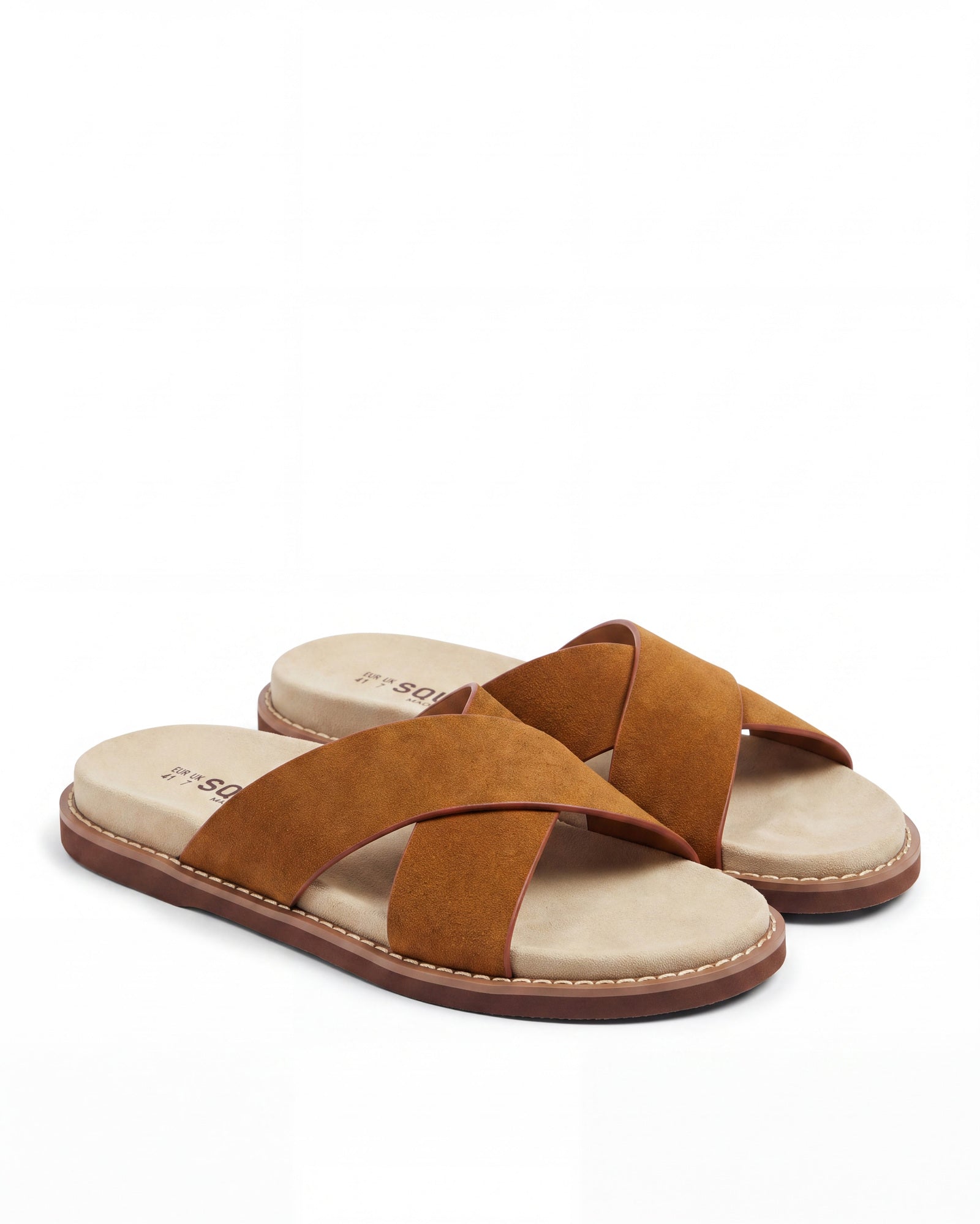 Ravello Crossover Slides - Brown