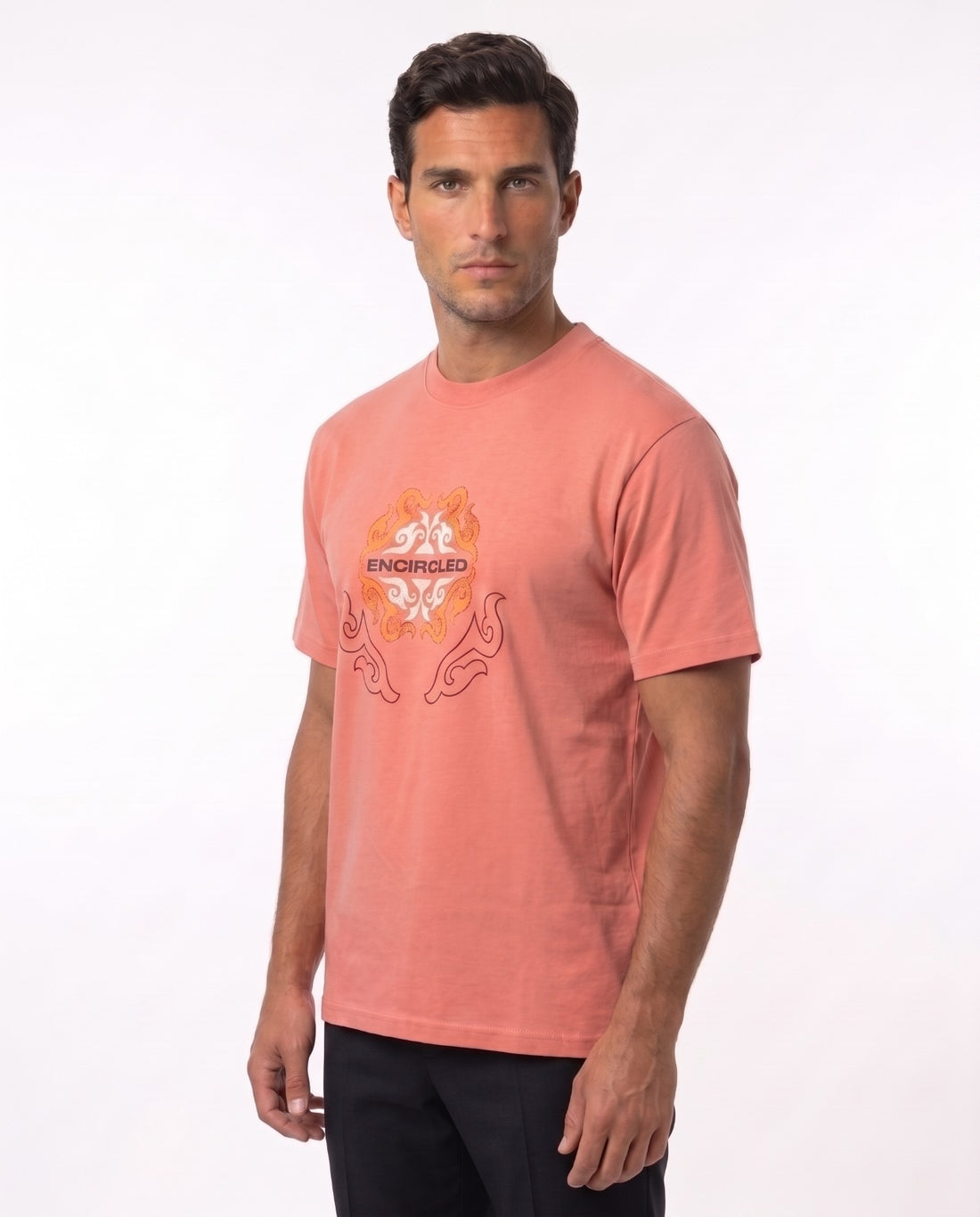 Oversized Graphic Tee - Tropical 05