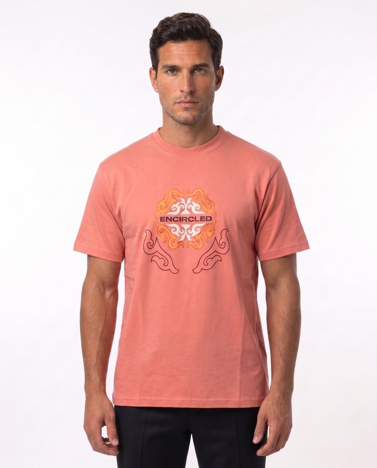 Oversized Graphic Tee - Tropical 05
