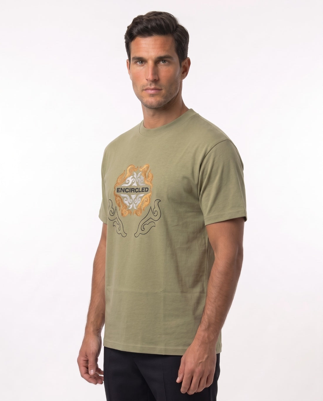 Oversized Graphic Tee - Tropical 05