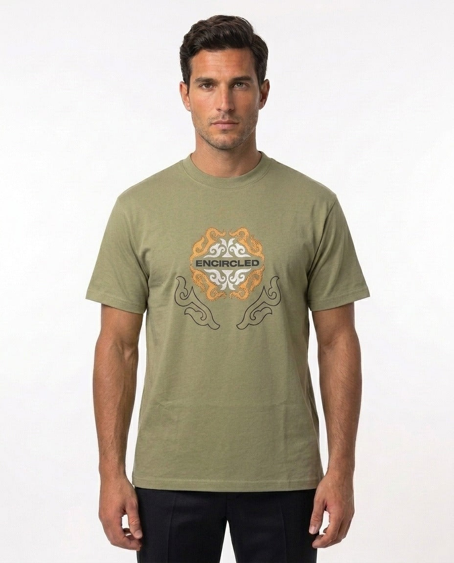 Oversized Graphic Tee - Tropical 05