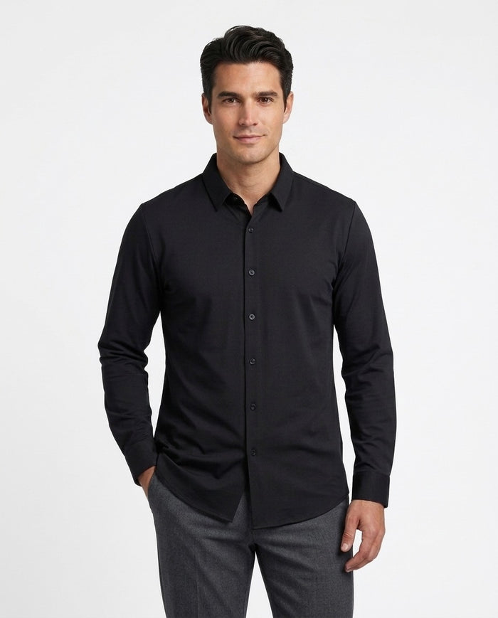 Non-Iron Bamboo Satin Shirt