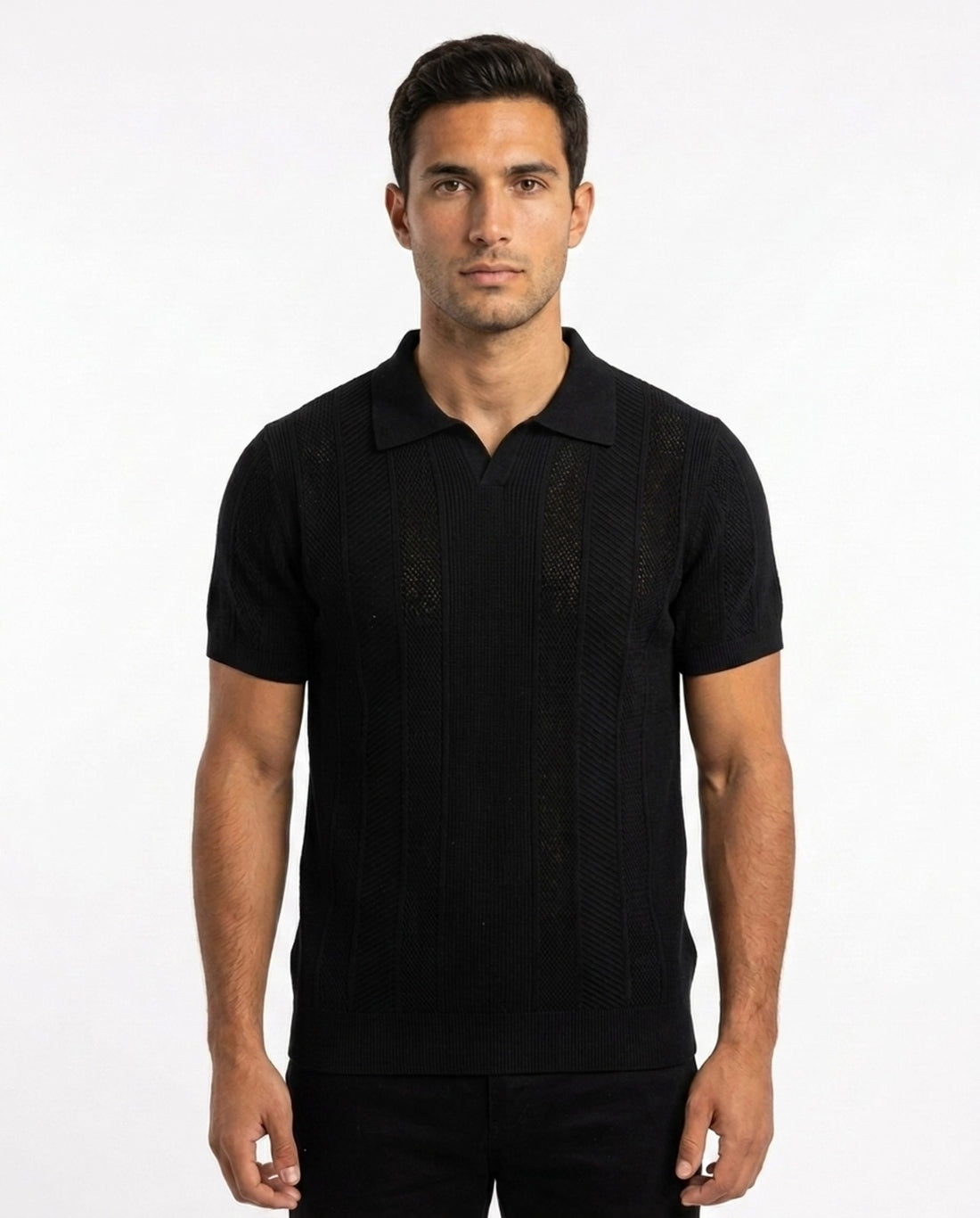 SQUALO KNIT POLO D26073