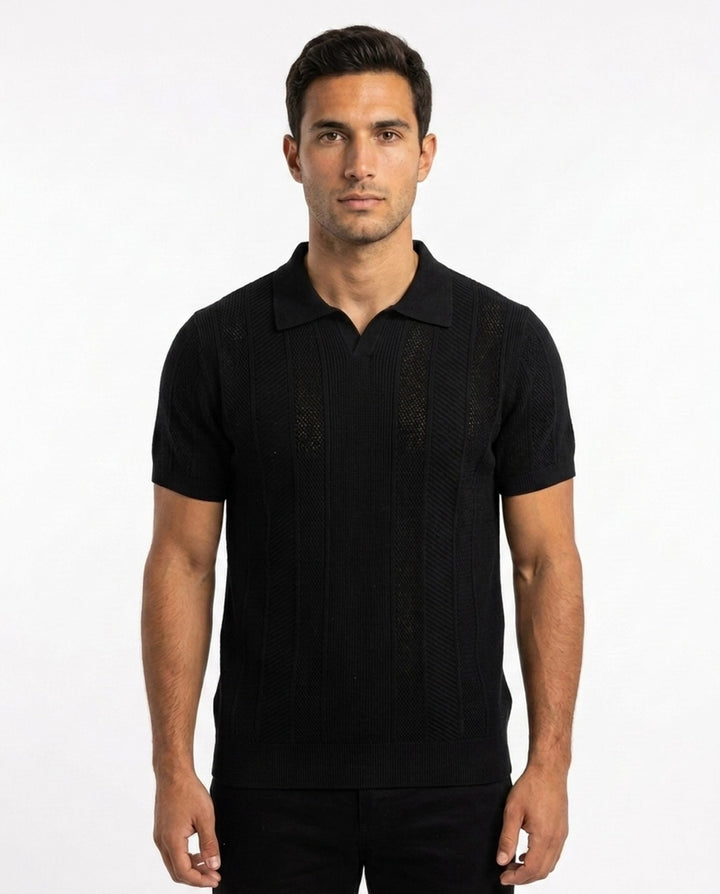 SQUALO KNIT POLO D26073