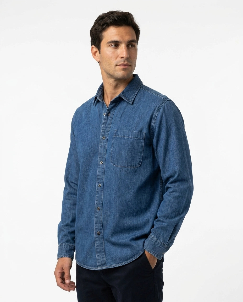 SQUALO DENIM LS SHIRT