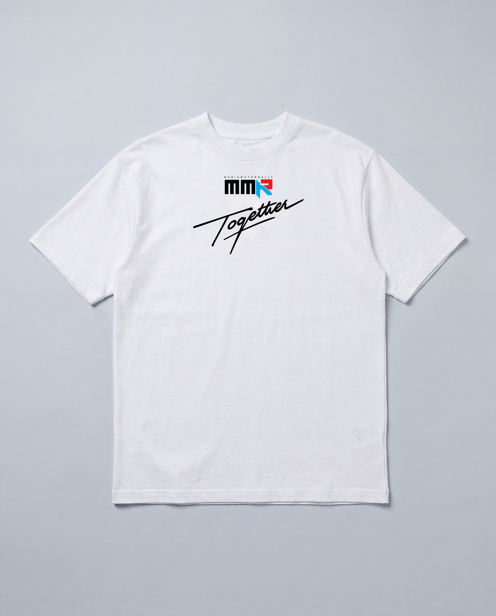 MMR Tee - White - Maris Motor Rally 2026 official merchandise