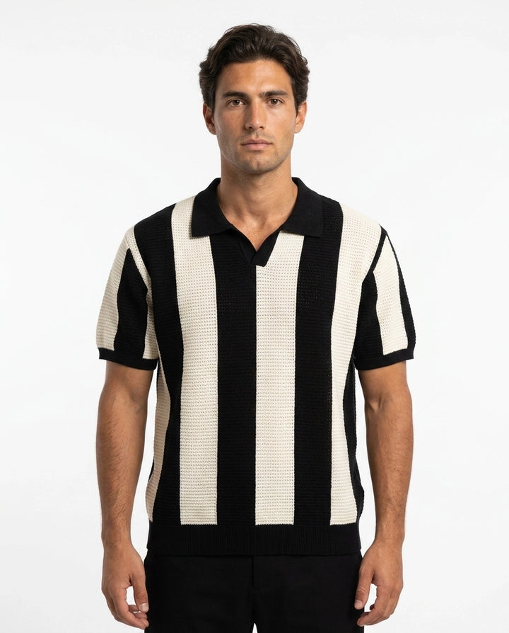 SQUALO KNIT POLO D26019