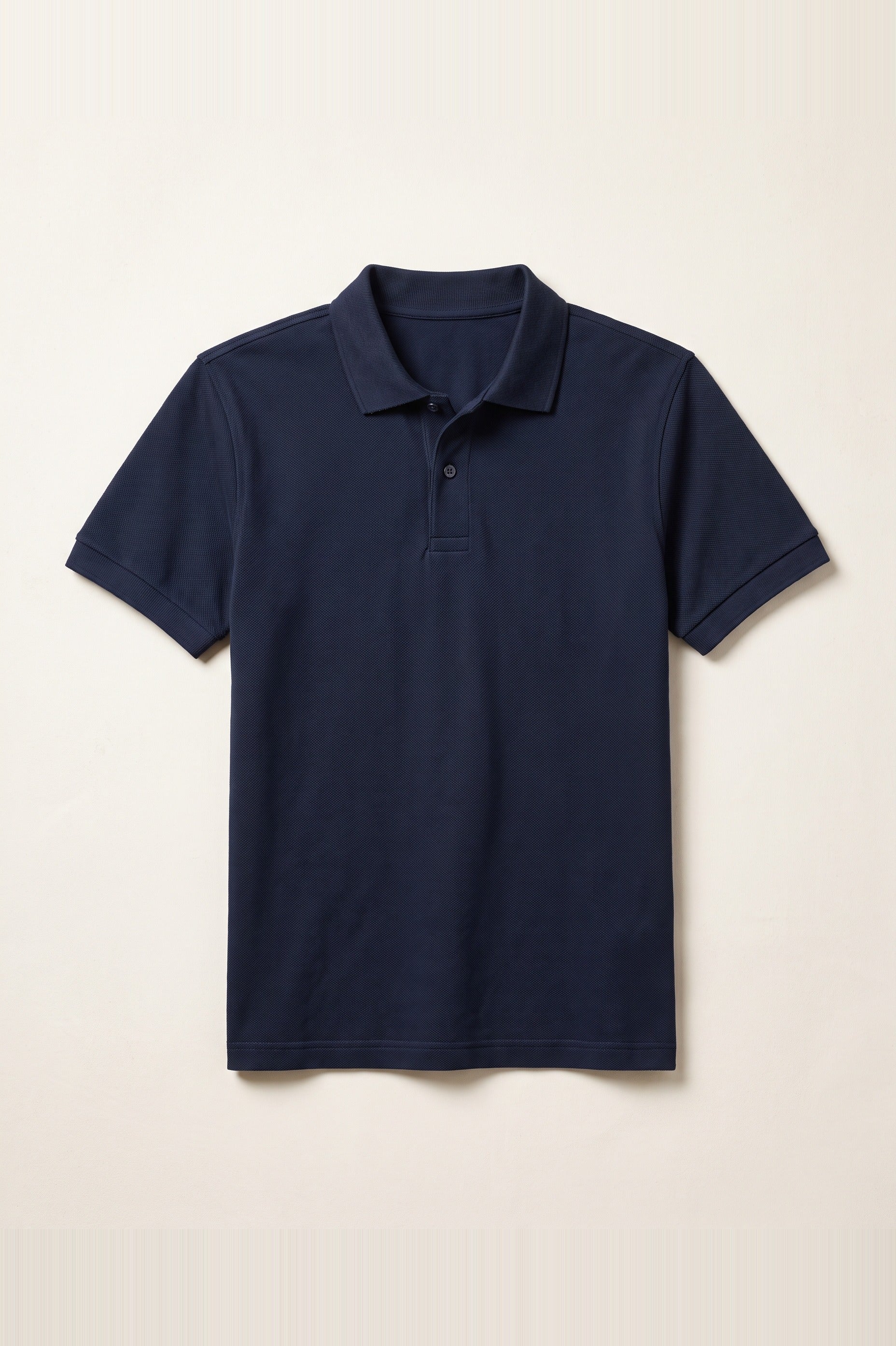 Clear Cut Polo Dark Navy cotton pique polo