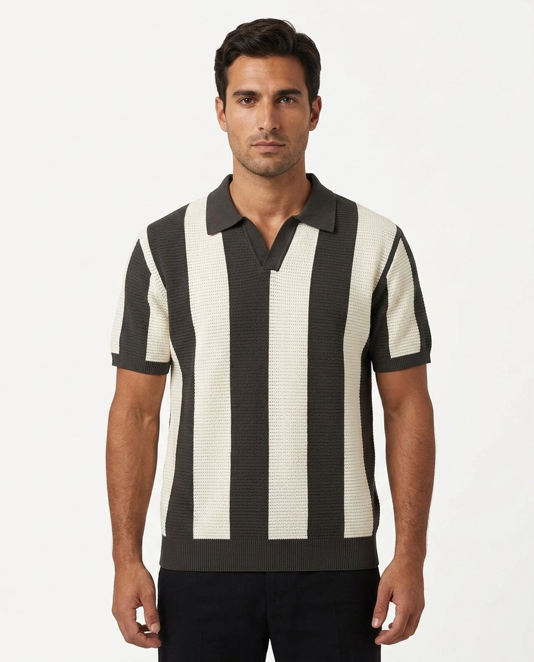 SQUALO KNIT POLO D26019